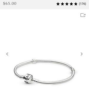Pandora Jewelry - Sterling Silver Pandora Bracelet 7 1/2 inches Pandora Jewelry - Sterling Silver Pandora Bracelet 7 1/2 inches